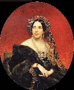 Karl Briullov, Portrait of princess Mariya Volkonskaya